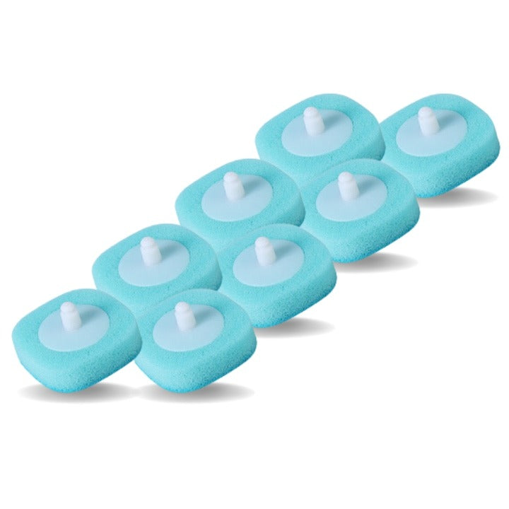 Set 8 rezerve pentru perie WC, de unica folosinta, design premium