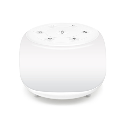 Dispozitiv Sunete Albe „White Noise” – 34 de sunete, lumină de veghe & timer, portabil