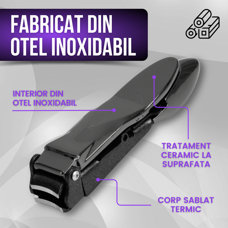 Construcția din oțel inoxidabil a unghierei Purpley