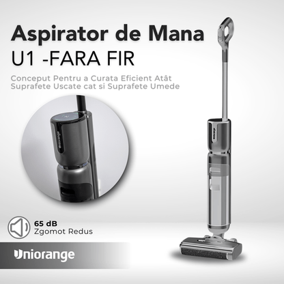 Aspirator de Mana Uniorange, Cu Baterie de Lunga Durata si Multiple Functii de Curatare