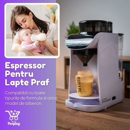 Espressor Lapte Praf pentru Bebelusi si Copii, 1.8 Litri, cu Aplicatie Mobila, Wi-Fi, Alb
