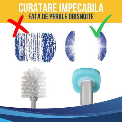 Set 8 rezerve pentru perie WC, de unica folosinta, design premium