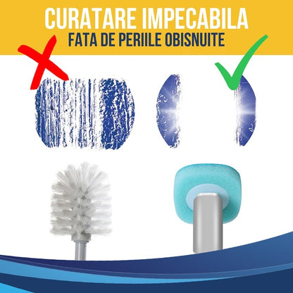 Set 8 rezerve pentru perie WC, de unica folosinta, design premium